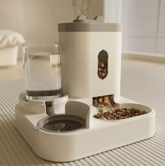 2-in-1 Auto Pet Feeder and water bowl